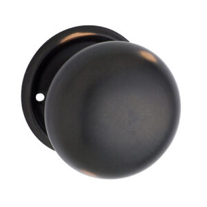 1011 Plain Rim Lock Knob Set